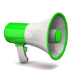 megaphone isolated on white background megaphone isolated on white background