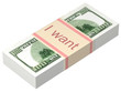 Sheaf of dollars Sheaf of dollars