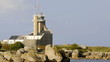 Lighthouse at the Pointe du Pontusval, France