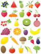 Food icons. Vector illustration.