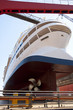 Foto: Schiff in Hamburger Werft Schiff in Hamburger Werft