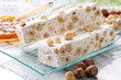 nougat with ingredients-torrone con ingredienti