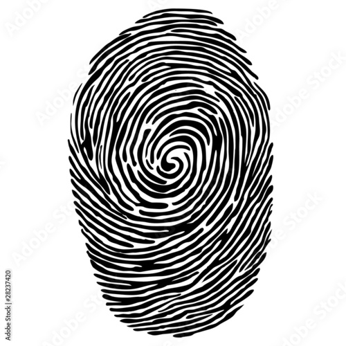 Vektor: Fingerabdruck Fingerabdruck
