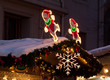 Décoration de marché de Noël