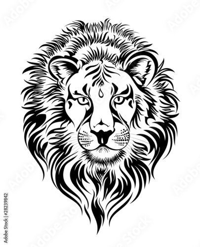 leo tattoo design. Tattoo design.