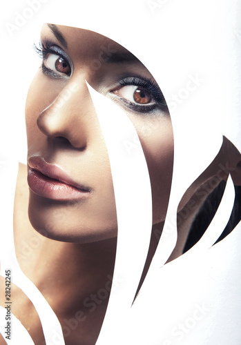 Foto: Beauty style portrait of a young lady Beauty style portrait of a young lady
