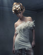 Fine art photo of a stylish blond beauty