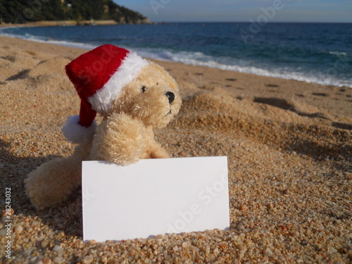 Photo: christmas beach advertisement christmas beach advertisement