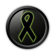 Black Icon (Green Outlines) "Awareness Ribbon"