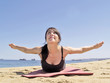 Bikram yoga paorna salabhasana pose frontal view Bikram yoga paorna salabhasana pose frontal view