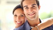 Video: Romantic young love couple looking happy together Romantic young love couple looking happy together