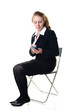Businesswoman with a smartphone