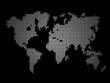 Dotted World Map Dotted World Map
