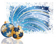 Blue background with xmas balls. vector illustration Blue background with xmas balls. vector illustration