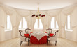 Classical interior of a dining room Classical interior of a dining room