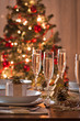 Photo en ligne au meilleur prix A decorated christmas dining table