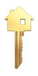 Golden House Key - Mortgage symbol
