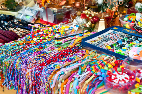 Christmas Jewelry Sale on Colorful Handmade Jewelry For Sale At A Christmas Fair    Ioanablaga