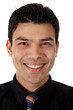 Young businessman expression