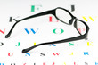 ����: Optical reading glasses on the eyesight table � Elnur #28268863