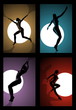 Sexy girls silhouette Sexy girls silhouette