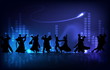 Dancing Silhouettes Background Dancing Silhouettes Background