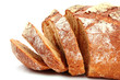 Bread isolated on white