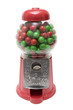 Photo: Gumball machine with colorful red and green Gumball machine with colorful red and green