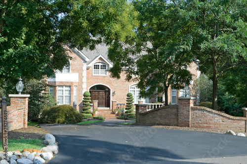 Photo: Grand Brick Single Family House in Suburban Philadelphia, PA Grand Brick Single Family House in Suburban Philadelphia, PA