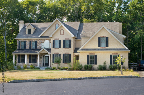 Photo: Newly Built Single Family Home in Suburban Philadelphia PA USA Newly Built Single Family Home in Suburban Philadelphia PA USA