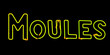 Mussel neon sign