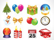 abstract christmas objects abstract christmas objects
