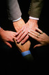 Foto: holding hands together holding hands together