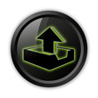 Black Icon (Green Outlines) "Upload"