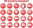 boutons transport