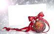 Red Christmas bal Red Christmas bal