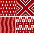 seamless patterns with fabric texture, christmas texture