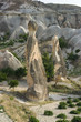 Two pinnacle of Rock Formations Pasabagi Cappadocia, Turkey Two pinnacle of Rock Formations Pasabagi Cappadocia, Turkey