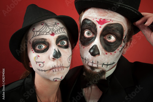 Photo: Couple on All Souls Day Couple on All Souls Day