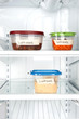 Leftovers in refrigerator