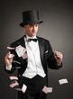 magican juggle card