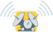 Icons of Satellite dishes, can be used for anything. Icons of Satellite dishes, can be used for anything.