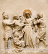Relief of Jesus Christ on the cross-way from Vienna church