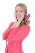 Young woman with flower Young woman with flower