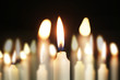 white candles