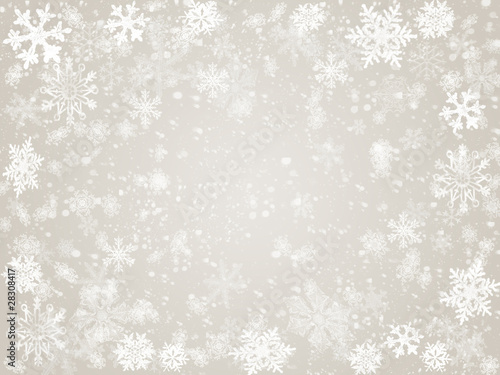 Illustration: winter in grey winter in grey