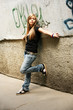 The girl - teenager