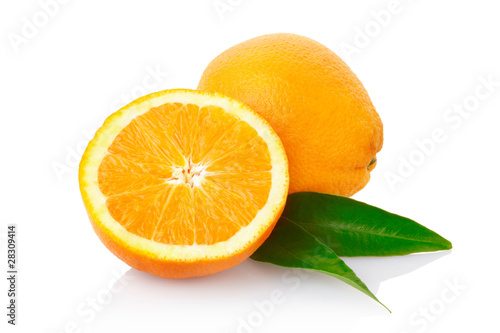 Photo: Orange fruit with clipping path Orange fruit with clipping path