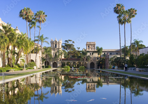 Photo: Balboa Park, buildings reflections, San Diego Balboa Park, buildings reflections, San Diego