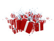 X-mas boxe's white X-mas boxe's white